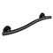 Keeney Wave Designer, 18 ga. Stainless Steel, Grab Bar, Matte Black GB2022-16MB